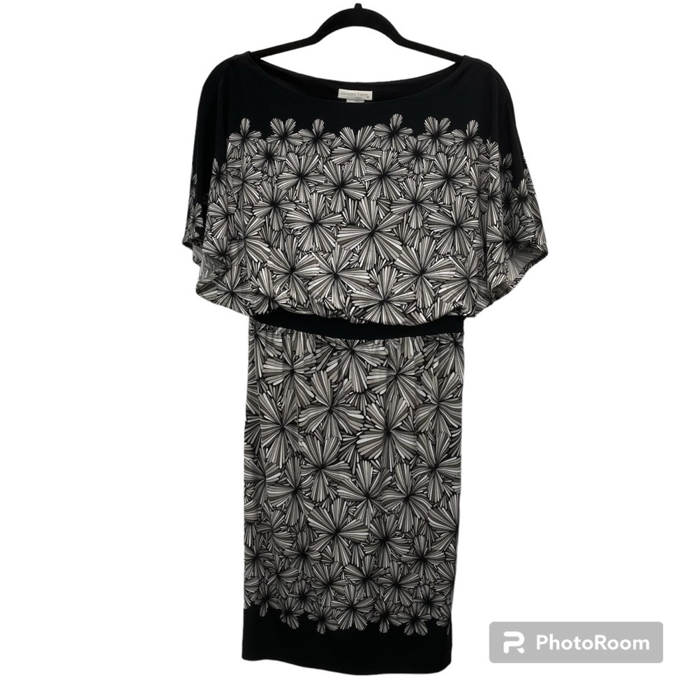 London Times lined floral dress